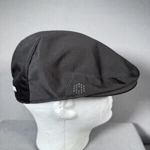 Puma Cobra Golf Hat Cap Fitted Mens L/XL Black Ivy Flat Cap Driver Flexfit Mesh